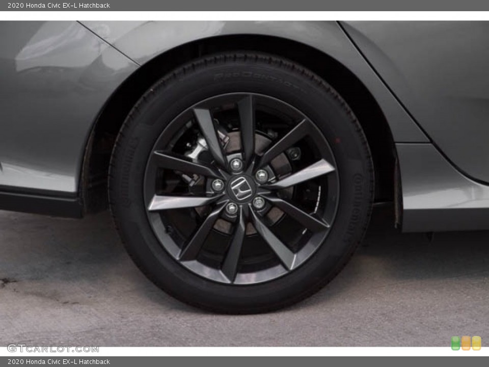 2020 Honda Civic EX-L Hatchback Wheel and Tire Photo #137663361