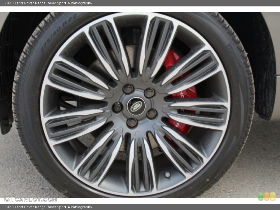 2020 Land Rover Range Rover Sport Autobiography Wheel and Tire Photo #137679397