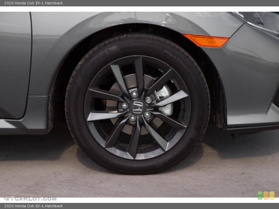 2020 Honda Civic EX-L Hatchback Wheel and Tire Photo #137693805