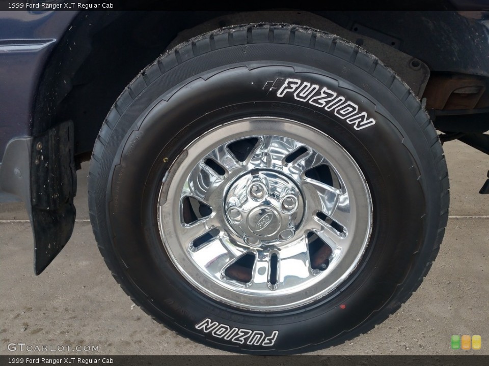 1999 Ford Ranger XLT Regular Cab Wheel and Tire Photo #138170275