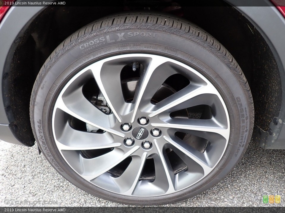 2019 Lincoln Nautilus Reserve AWD Wheel and Tire Photo #138183000