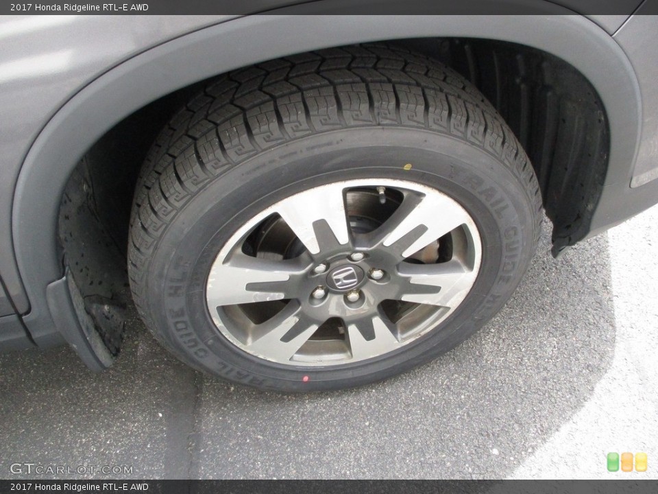 2017 Honda Ridgeline RTL-E AWD Wheel and Tire Photo #138192322