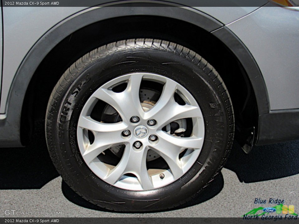 2012 Mazda CX-9 Sport AWD Wheel and Tire Photo #138213039