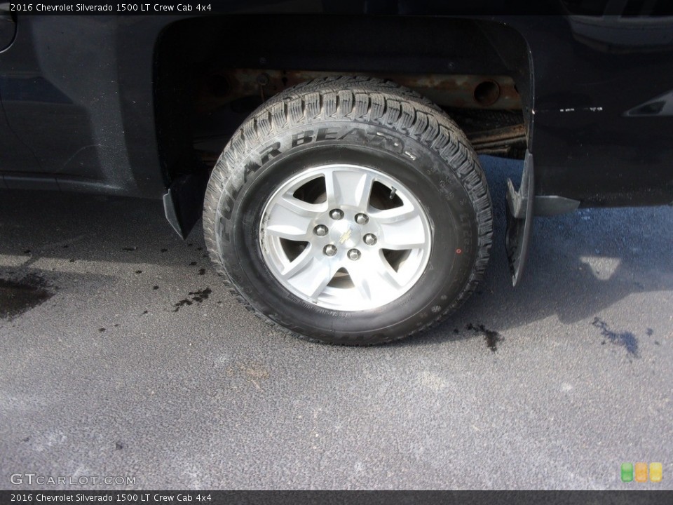2016 Chevrolet Silverado 1500 LT Crew Cab 4x4 Wheel and Tire Photo #138213090