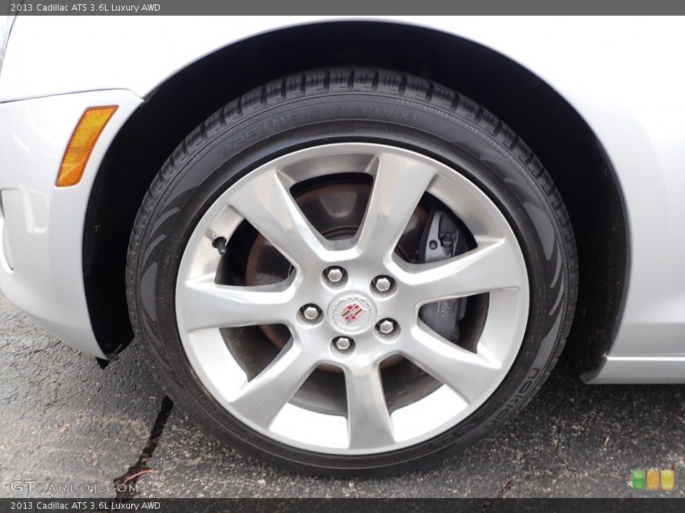 2013 Cadillac ATS 3.6L Luxury AWD Wheel and Tire Photo #138237940