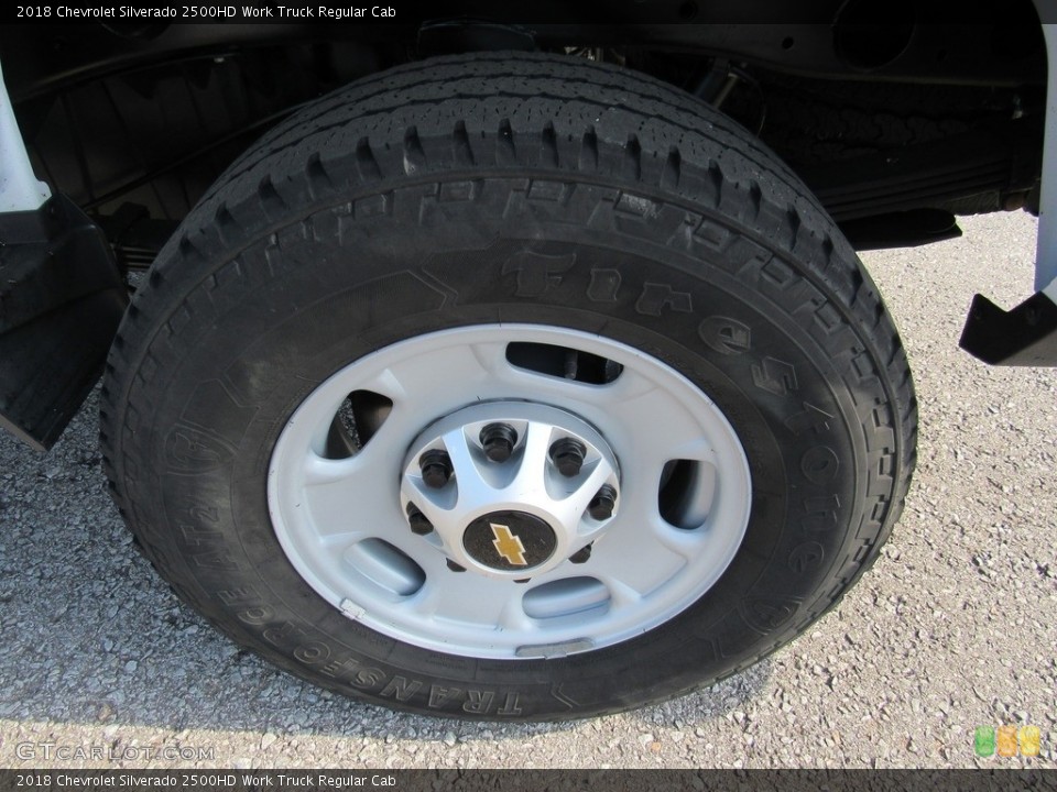 2018 Chevrolet Silverado 2500HD Work Truck Regular Cab Wheel and Tire Photo #138238730