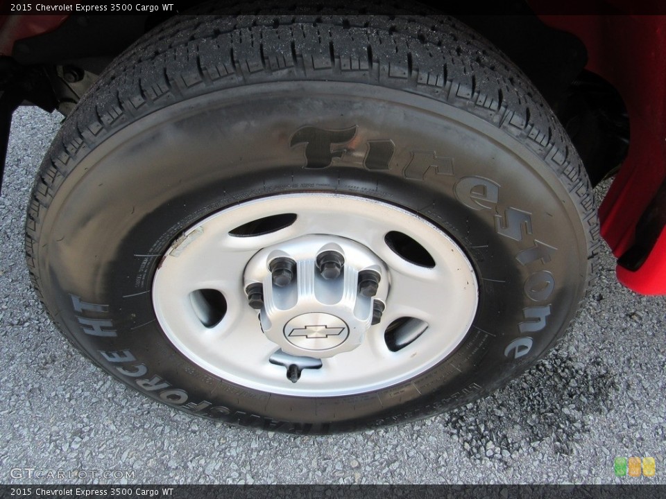 2015 Chevrolet Express 3500 Cargo WT Wheel and Tire Photo #138246002