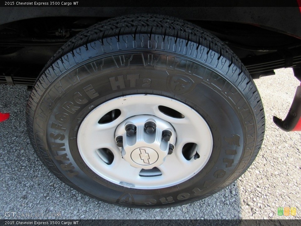 2015 Chevrolet Express 3500 Cargo WT Wheel and Tire Photo #138246062