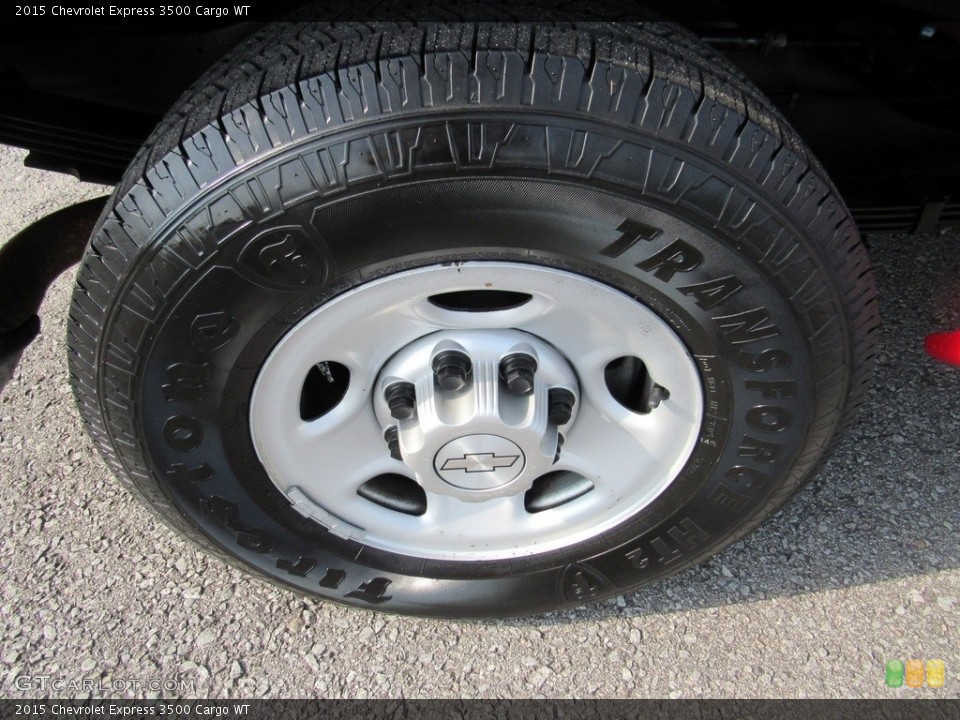 2015 Chevrolet Express 3500 Cargo WT Wheel and Tire Photo #138246104