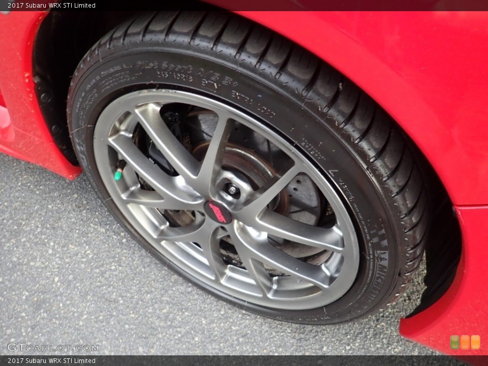 2017 Subaru WRX STI Limited Wheel and Tire Photo #138251078