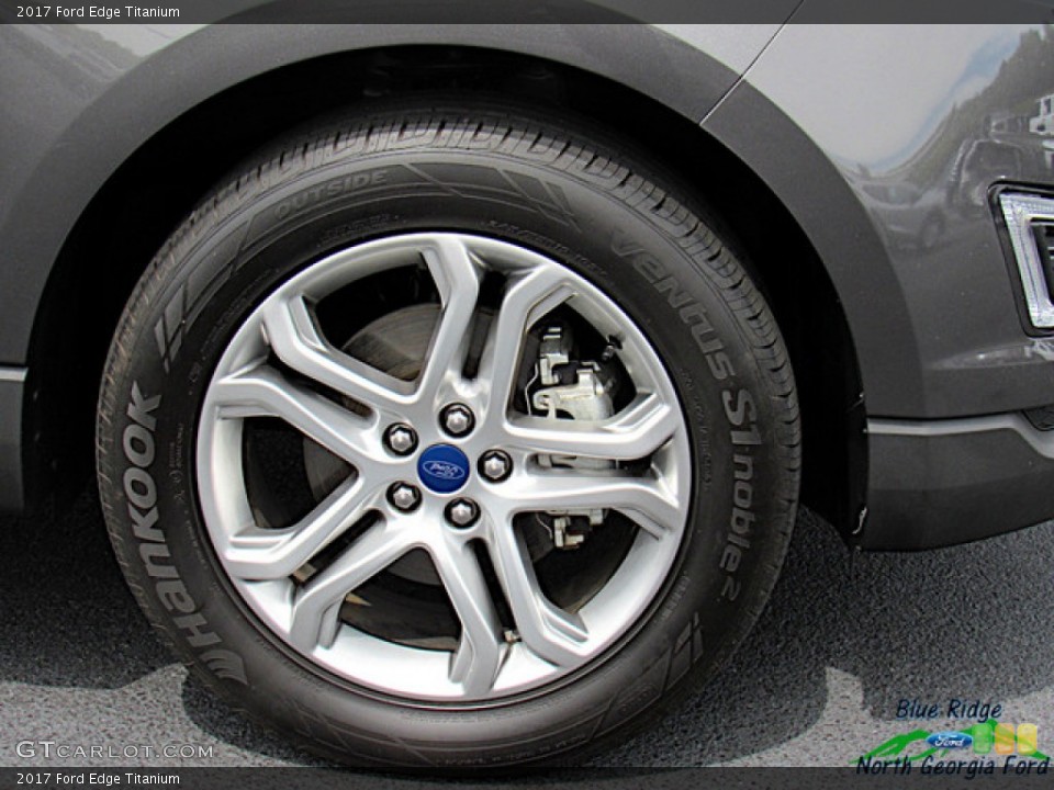 2017 Ford Edge Titanium Wheel and Tire Photo #138281726