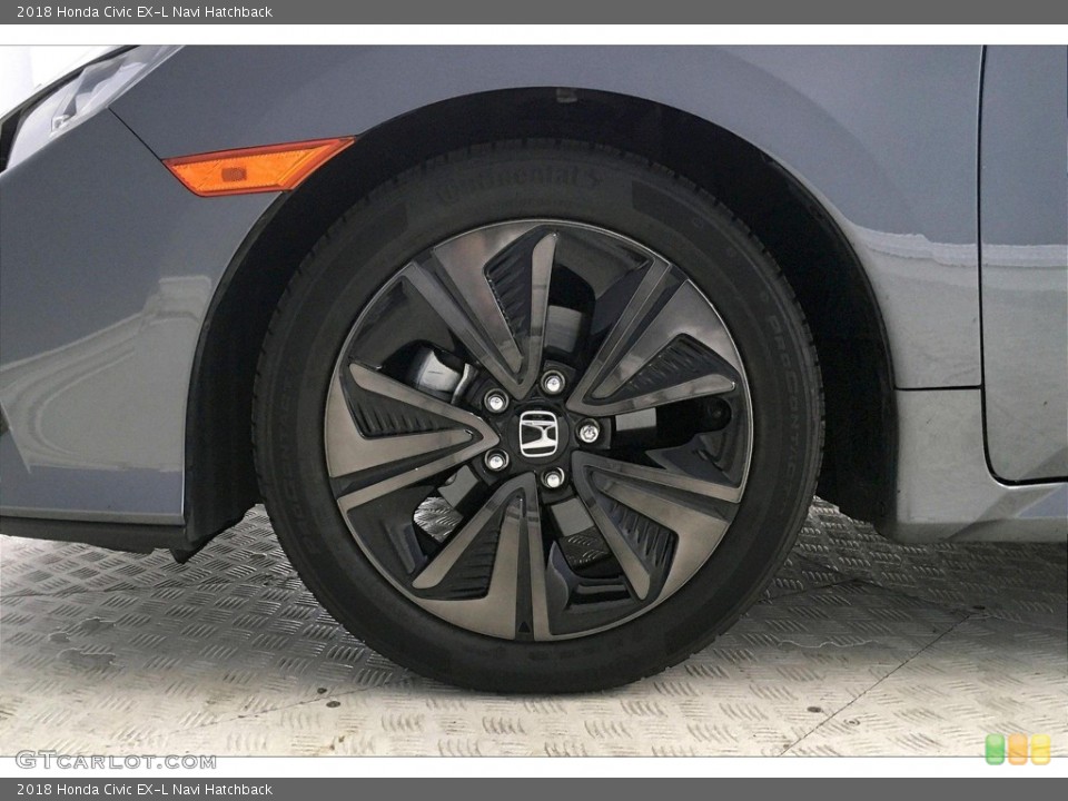 2018 Honda Civic EX-L Navi Hatchback Wheel and Tire Photo #138285985