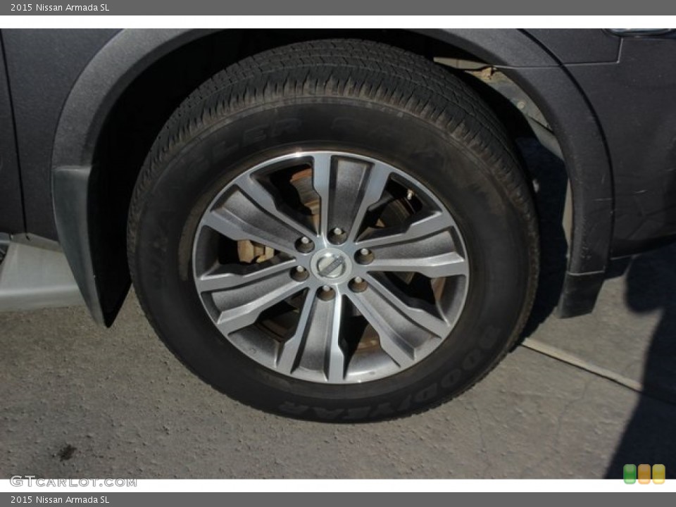 2015 Nissan Armada SL Wheel and Tire Photo #138289401