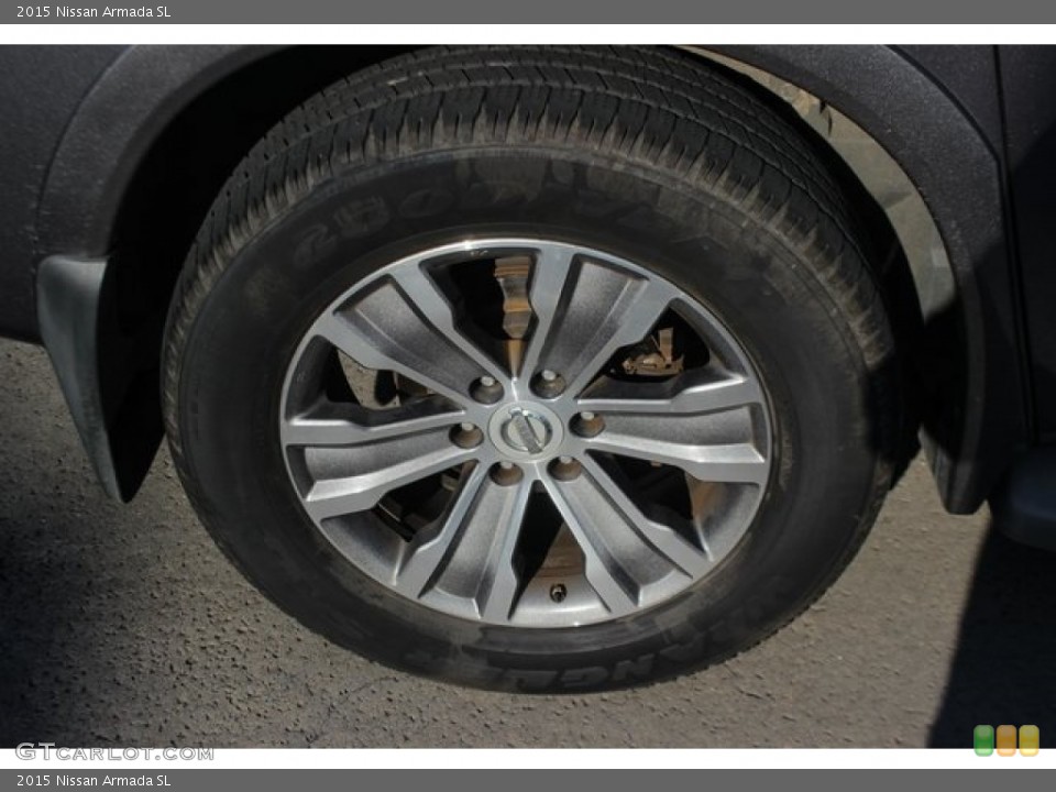 2015 Nissan Armada SL Wheel and Tire Photo #138289422