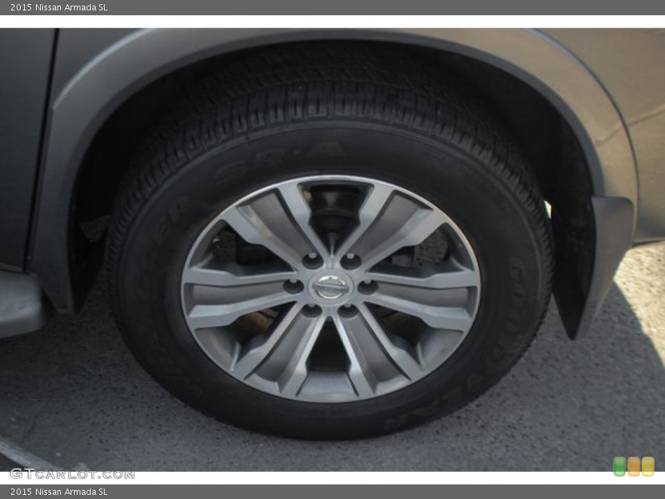 2015 Nissan Armada SL Wheel and Tire Photo #138289461