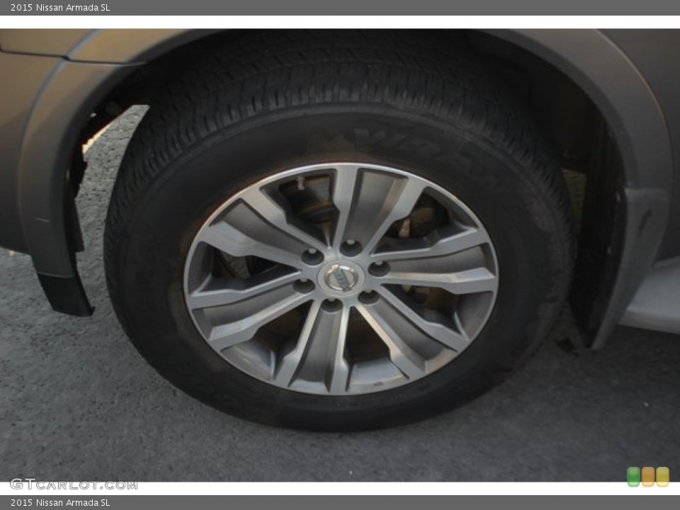 2015 Nissan Armada SL Wheel and Tire Photo #138289479