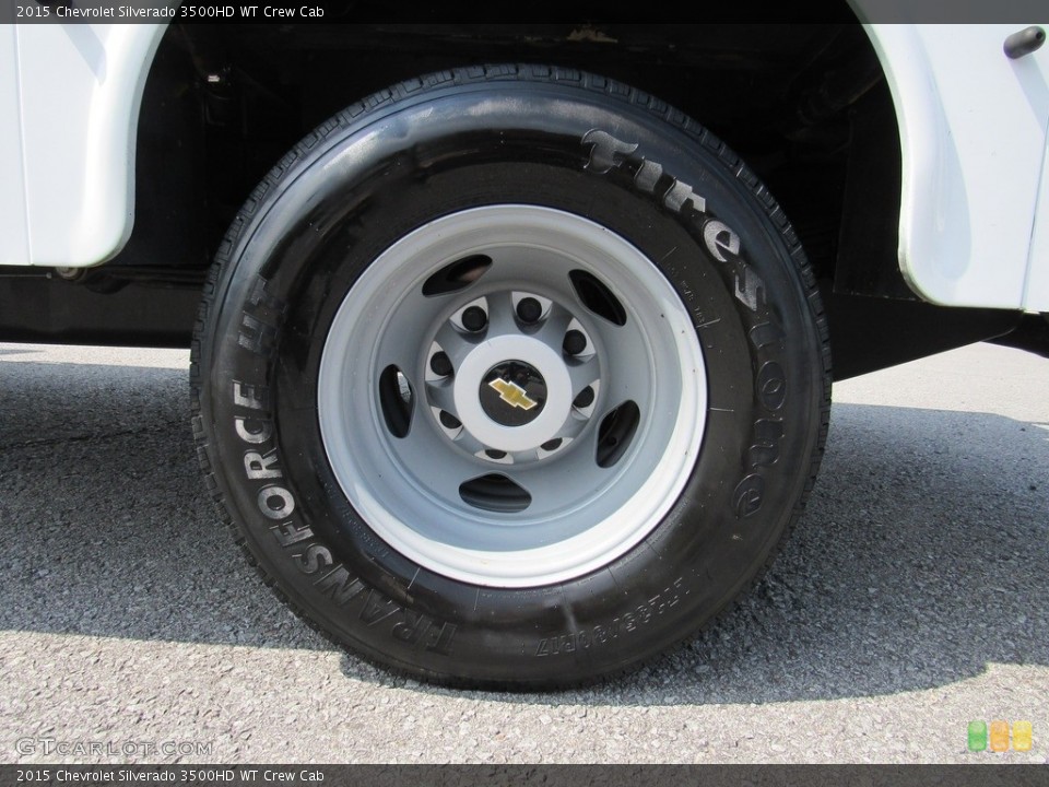 2015 Chevrolet Silverado 3500HD WT Crew Cab Wheel and Tire Photo #138309073