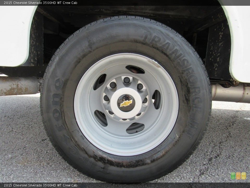 2015 Chevrolet Silverado 3500HD WT Crew Cab Wheel and Tire Photo #138309121