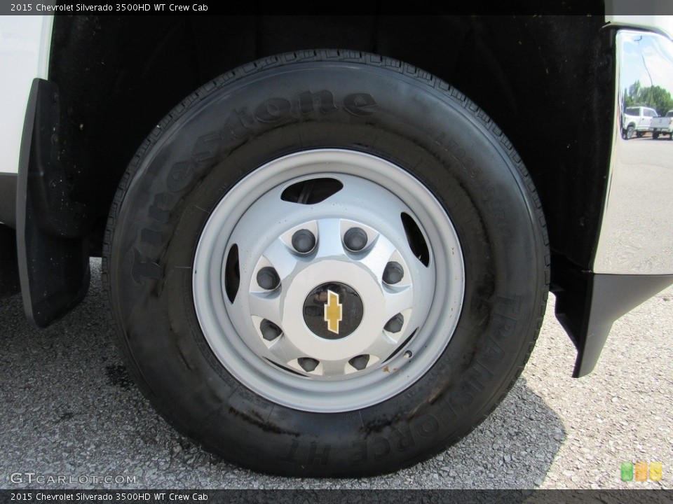 2015 Chevrolet Silverado 3500HD WT Crew Cab Wheel and Tire Photo #138309179