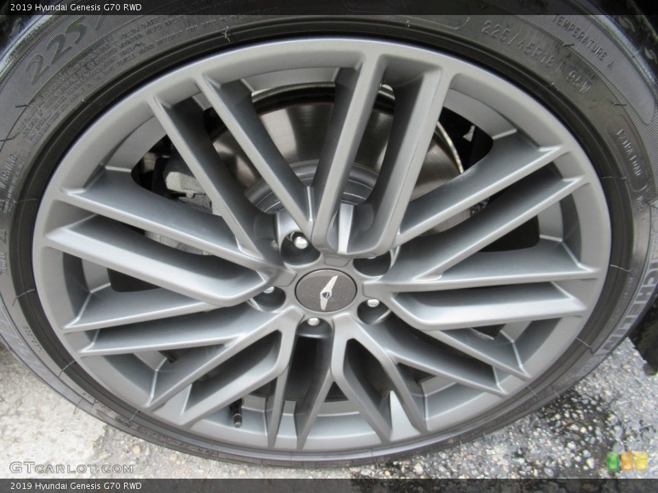 2019 Hyundai Genesis G70 RWD Wheel and Tire Photo #138312592