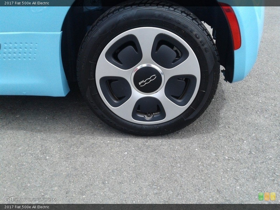 2017 Fiat 500e All Electric Wheel and Tire Photo #138343260
