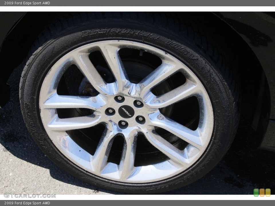 2009 Ford Edge Sport AWD Wheel and Tire Photo #138352716