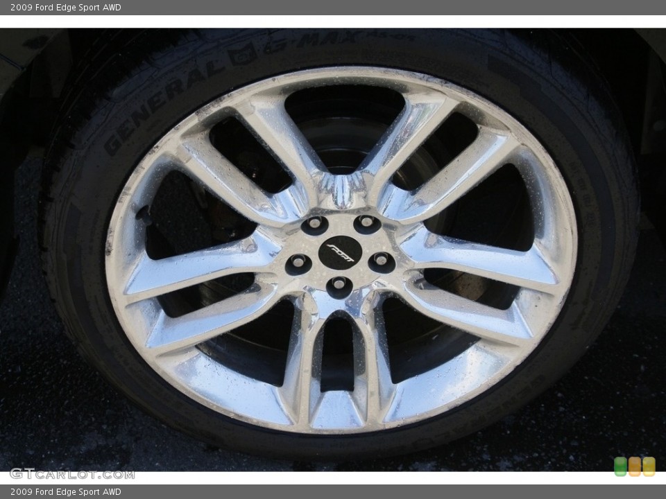2009 Ford Edge Sport AWD Wheel and Tire Photo #138352743