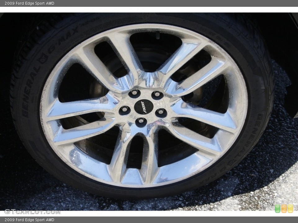 2009 Ford Edge Sport AWD Wheel and Tire Photo #138352766