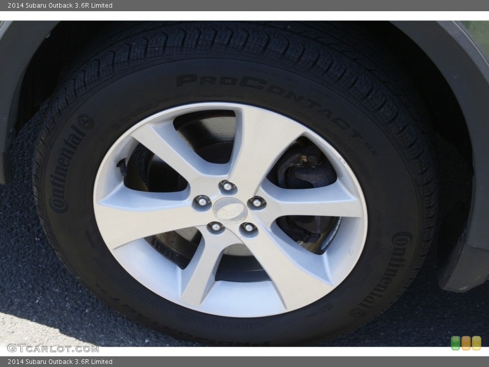 2014 Subaru Outback 3.6R Limited Wheel and Tire Photo #138353775