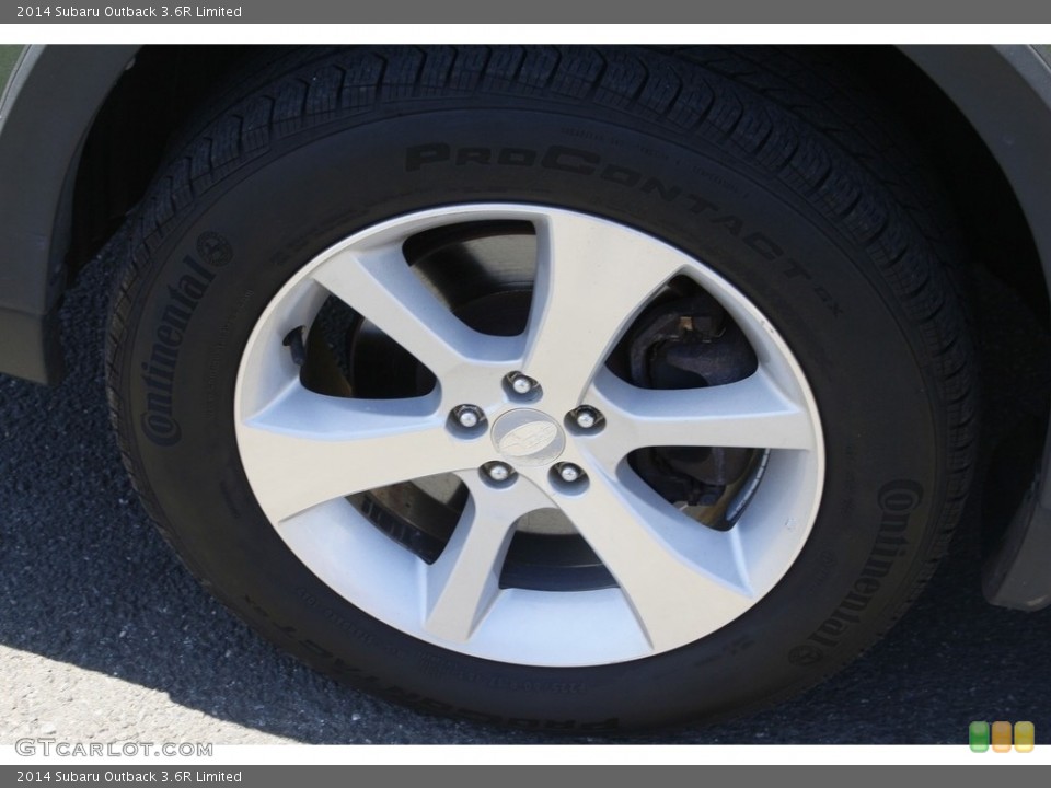 2014 Subaru Outback 3.6R Limited Wheel and Tire Photo #138353796
