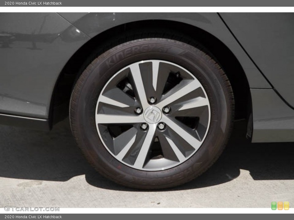 2020 Honda Civic LX Hatchback Wheel and Tire Photo #138372446
