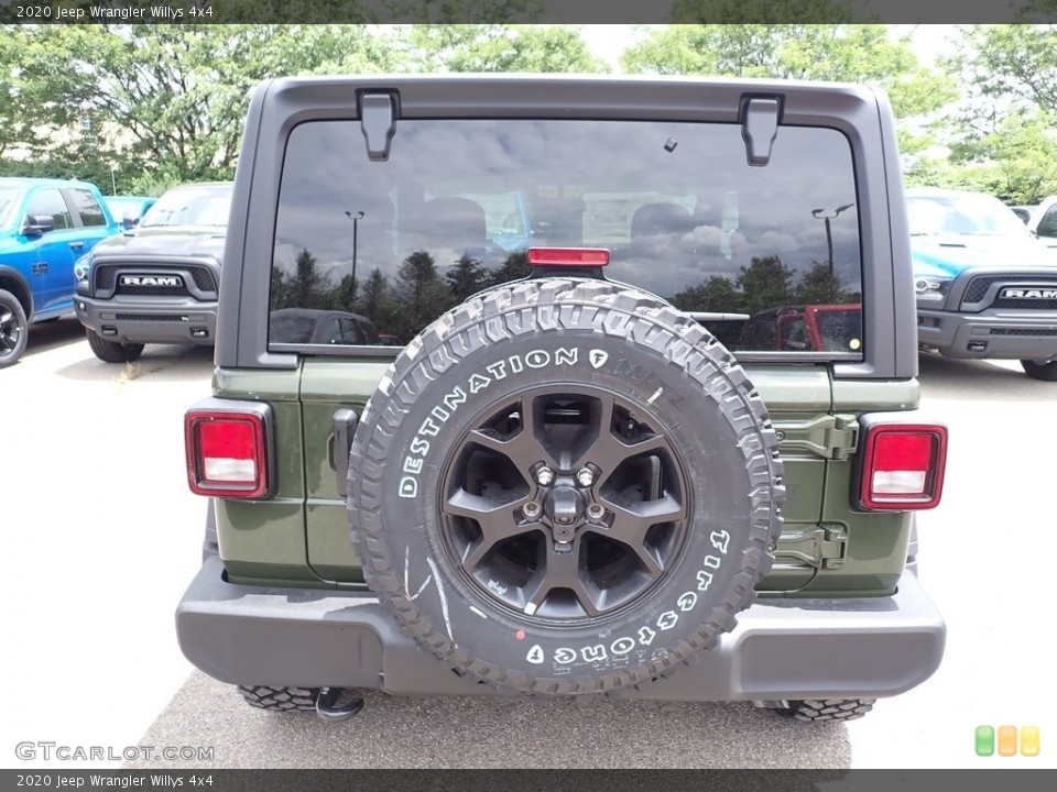 2020 Jeep Wrangler Willys 4x4 Wheel and Tire Photo #138374731