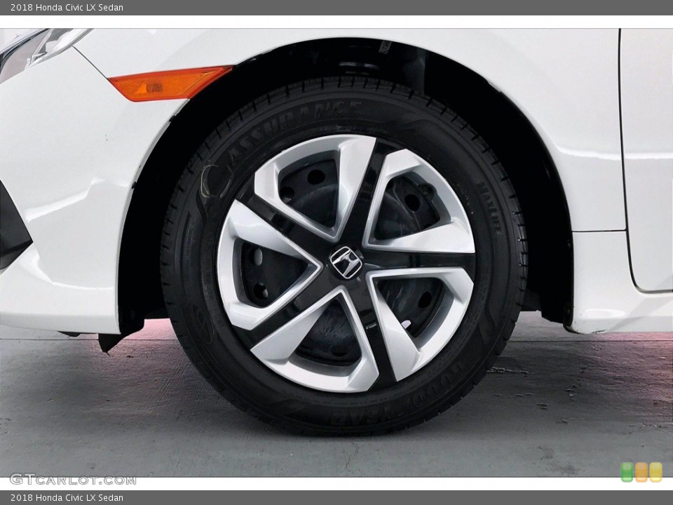 2018 Honda Civic LX Sedan Wheel and Tire Photo #138399089