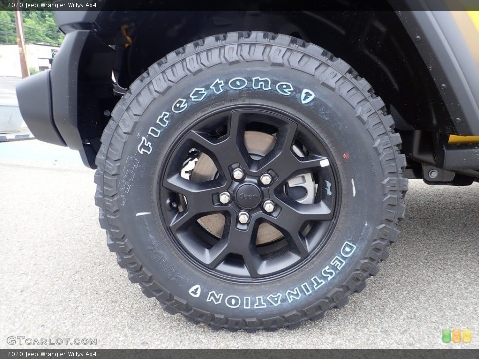 2020 Jeep Wrangler Willys 4x4 Wheel and Tire Photo #138414300