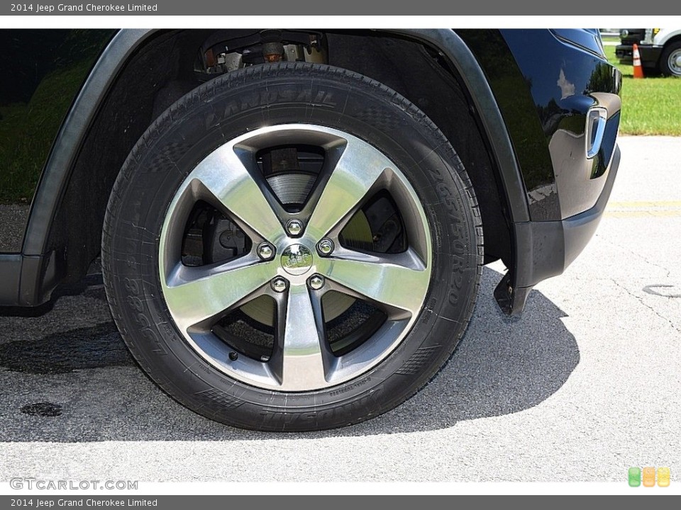 2014 Jeep Grand Cherokee Limited Wheel and Tire Photo #138417589