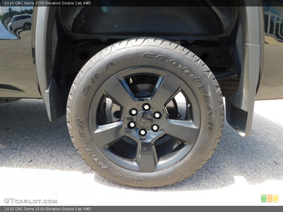 2016 GMC Sierra 1500 Elevation Double Cab 4WD Wheel and Tire Photo #138432030