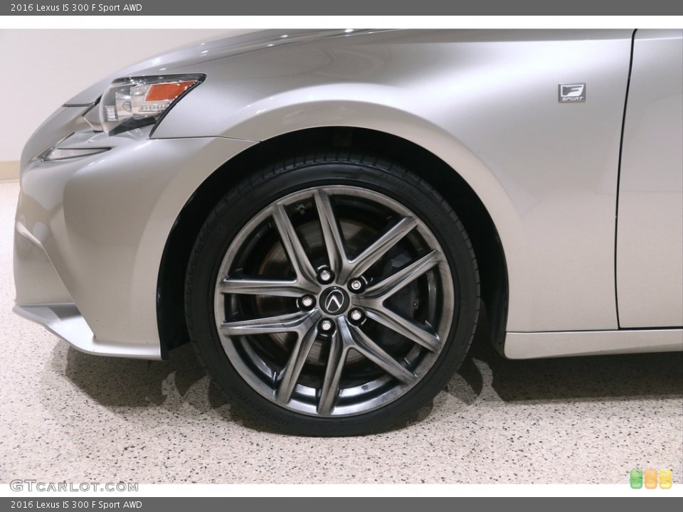 2016 Lexus IS 300 F Sport AWD Wheel and Tire Photo #138445901