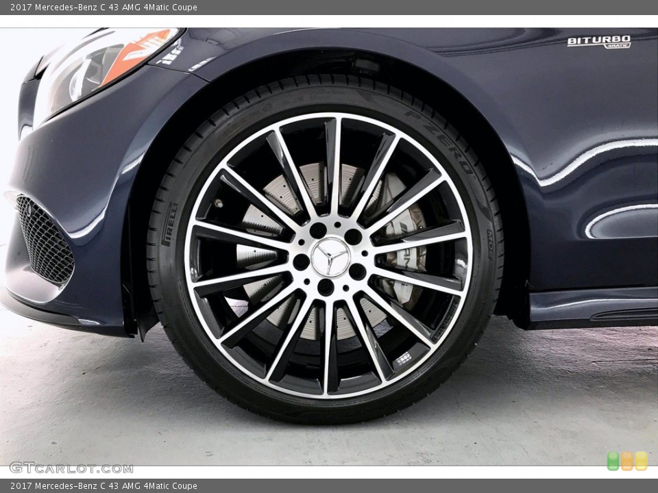 2017 Mercedes-Benz C 43 AMG 4Matic Coupe Wheel and Tire Photo #138451385