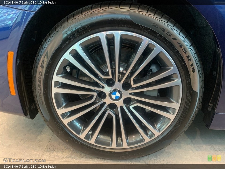 2020 BMW 5 Series 530i xDrive Sedan Wheel and Tire Photo #138456476