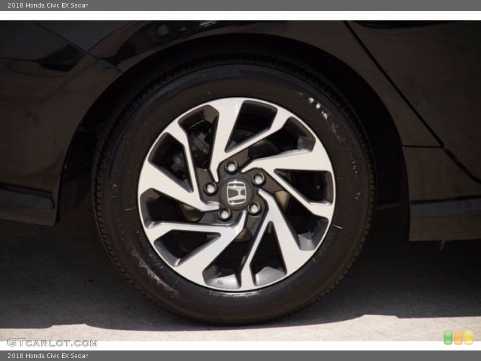 2018 Honda Civic EX Sedan Wheel and Tire Photo #138457811