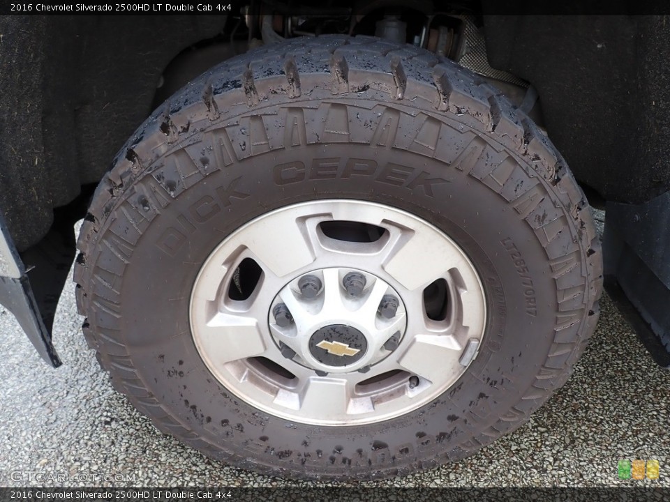 2016 Chevrolet Silverado 2500HD LT Double Cab 4x4 Wheel and Tire Photo #138473312