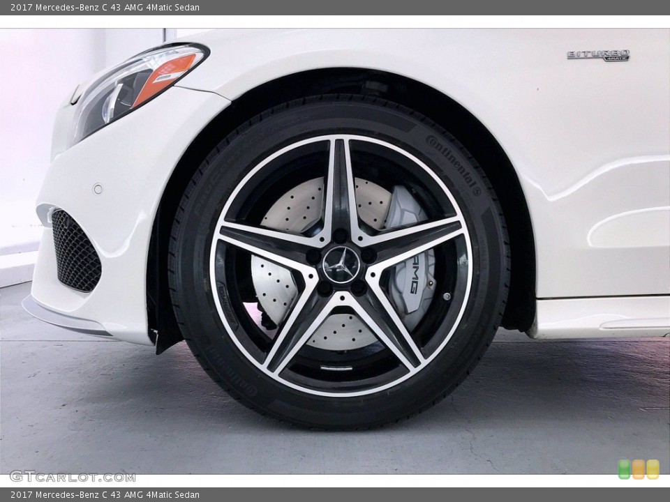2017 Mercedes-Benz C 43 AMG 4Matic Sedan Wheel and Tire Photo #138483175