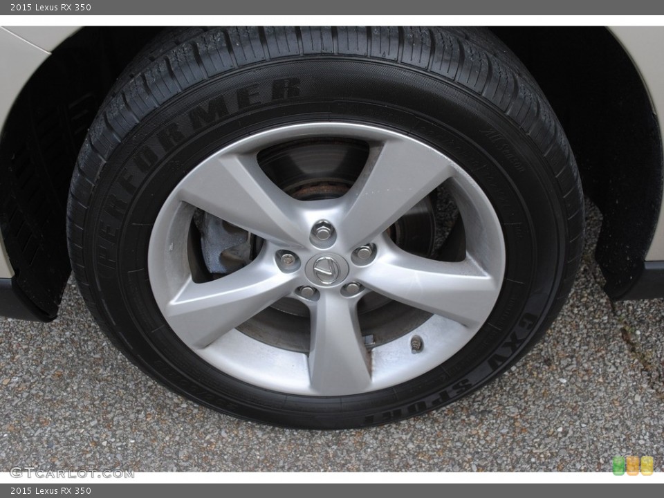 2015 Lexus RX 350 Wheel and Tire Photo #138500235