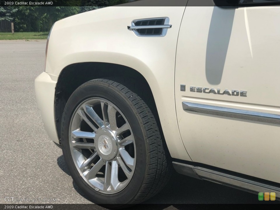 2009 Cadillac Escalade AWD Wheel and Tire Photo #138507444