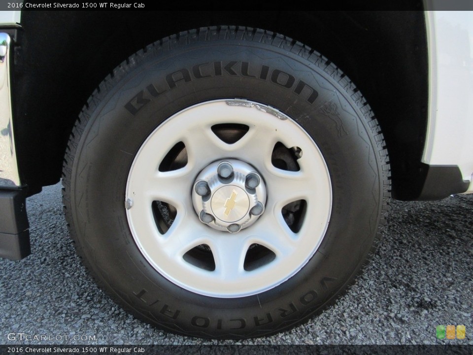 2016 Chevrolet Silverado 1500 WT Regular Cab Wheel and Tire Photo #138509580