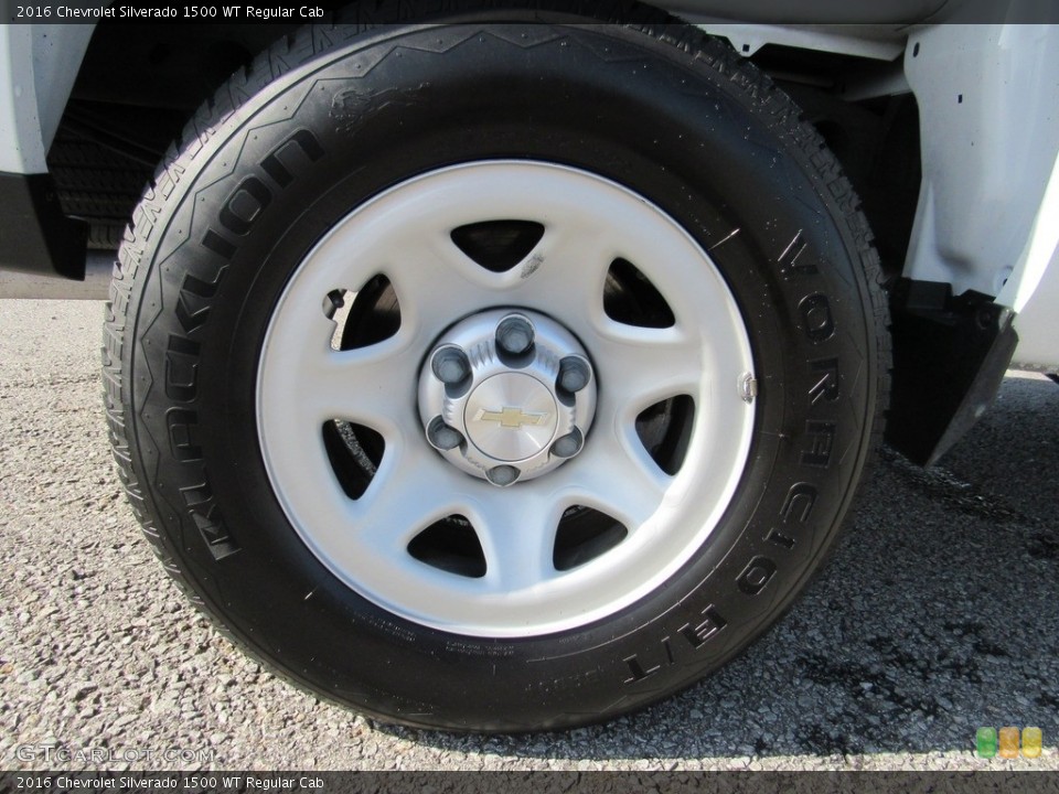 2016 Chevrolet Silverado 1500 WT Regular Cab Wheel and Tire Photo #138509682