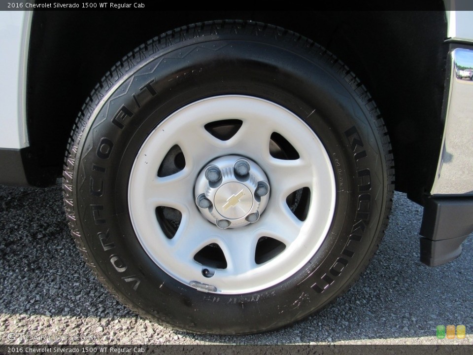 2016 Chevrolet Silverado 1500 WT Regular Cab Wheel and Tire Photo #138509730