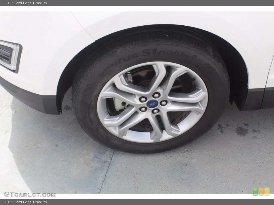 2017 Ford Edge Titanium Wheel and Tire Photo #138516279