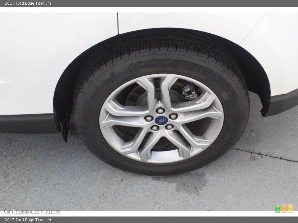 2017 Ford Edge Titanium Wheel and Tire Photo #138516303