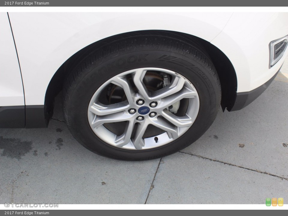 2017 Ford Edge Titanium Wheel and Tire Photo #138516447